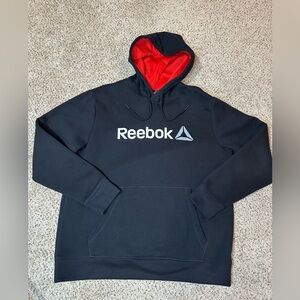 Men’s Black Adidas Logo Hoodie Size XL